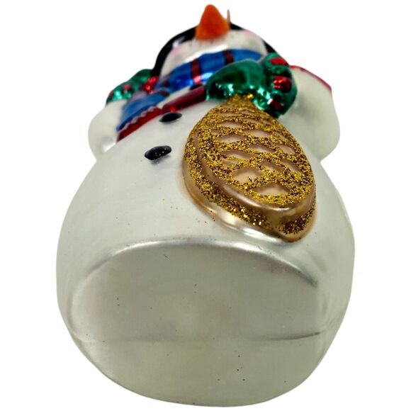 European Style Blown Glass Christmas Tree Ornaments Santa Claus Snowman Holiday - Picture 14 of 16